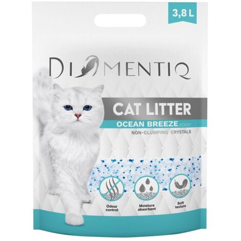 DIAMENTIQ Ocean Breeze - Litière pour chat - 3,8 l