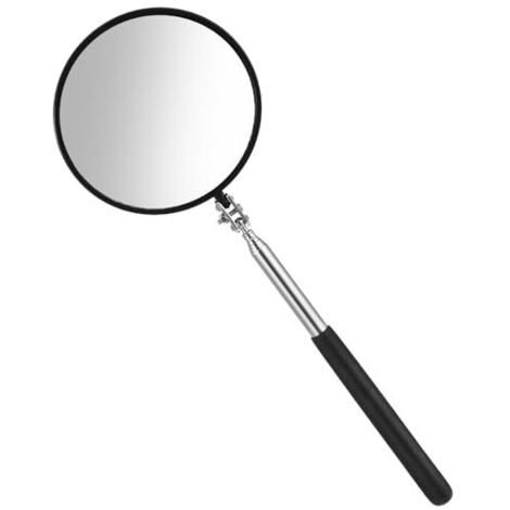 Diamètre 10,5 cm / 4,13 pouces Miroir d'inspection télescopique, peut être étendu à 90 35,4 rotatif 360 degrés flexible avec poignée b Durchmesser: 4 Zoll