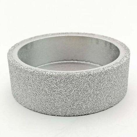 Diamètre 73mm Meule Diamantée Brasée Sous Vide Disque de Ponçage Plat Meulage à Sec ou Humide sur Marbre Granit Céramique Quartz Verre en Pierre Roue de Diamant (25MM)