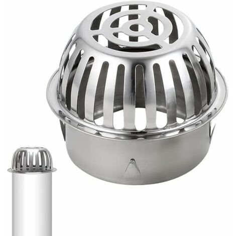 (Diamètre : 83 mm) Protection anti-feuilles en acier inoxydable 304 pour gouttières – Gutter G