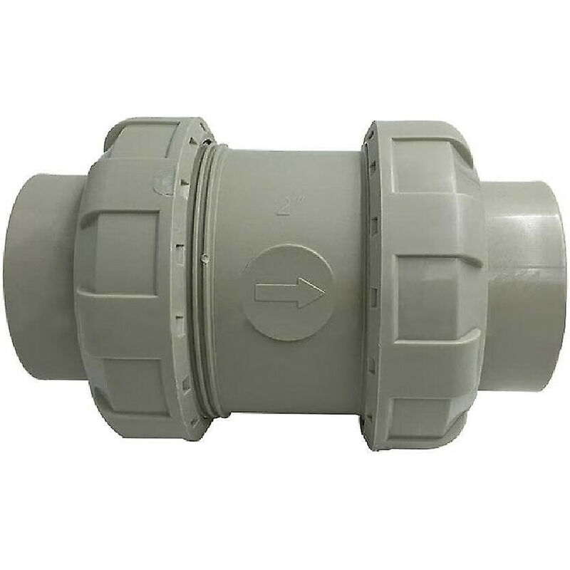 Diamètre(25mm)étanche Lmell gris clapet anti-retour en ligne pour machine à laver