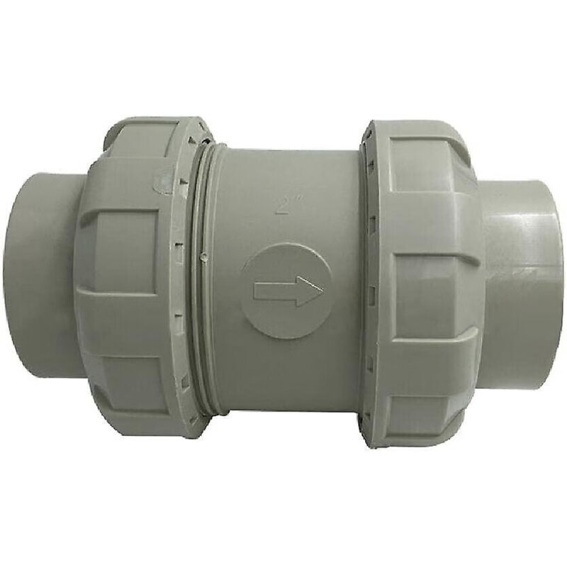Diamètre(40mm)étanche Lmell gris clapet anti-retour en ligne pour machine à laver
