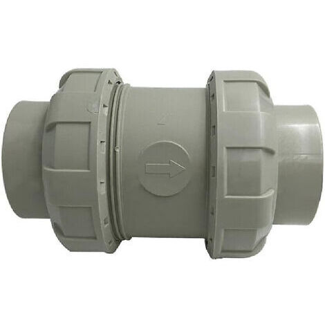 Diamètre(40mm)étanche Lmell gris clapet anti-retour en ligne pour machine à laver