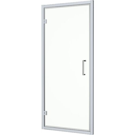 Diamond 1000x760mm Hinged Shower Door & Side Panel 8mm Glass