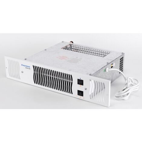 Diamond 500 Central Heating Kitchen Plinth Heater: White Grille Under Cupboard Heater