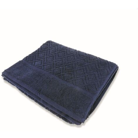 DIAMOND ASCIUGAMANO IN COTONE 81 X 139 CM COLORE BLU