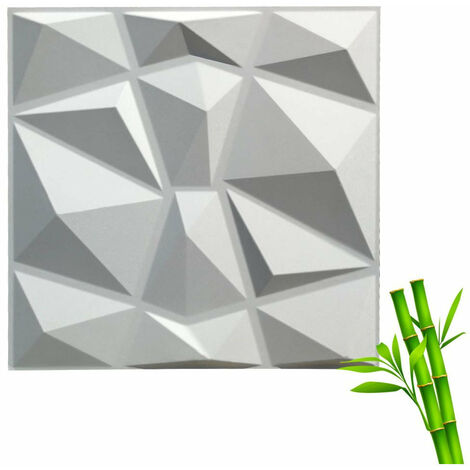 DIAMOND-BIT pannello In Fibra Di Bamboo 100% Naturale Pezzi 4 Totale 1 Metro Quadrato