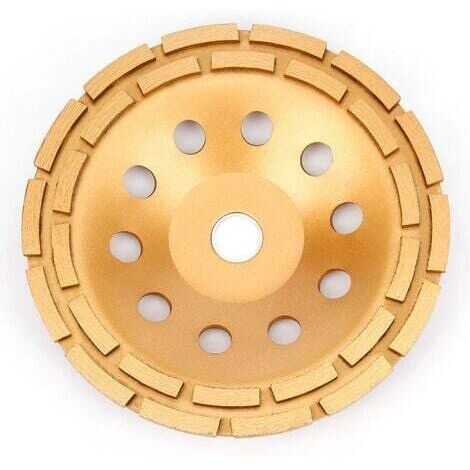 Diamond Grinding Wheel 230 x 22.2 mm - Turbo Diamond Cup Grinding Wheel for Concrete, Granite, Stone, Marble, Masonry, Brick, Plaster, Polished Concrete
