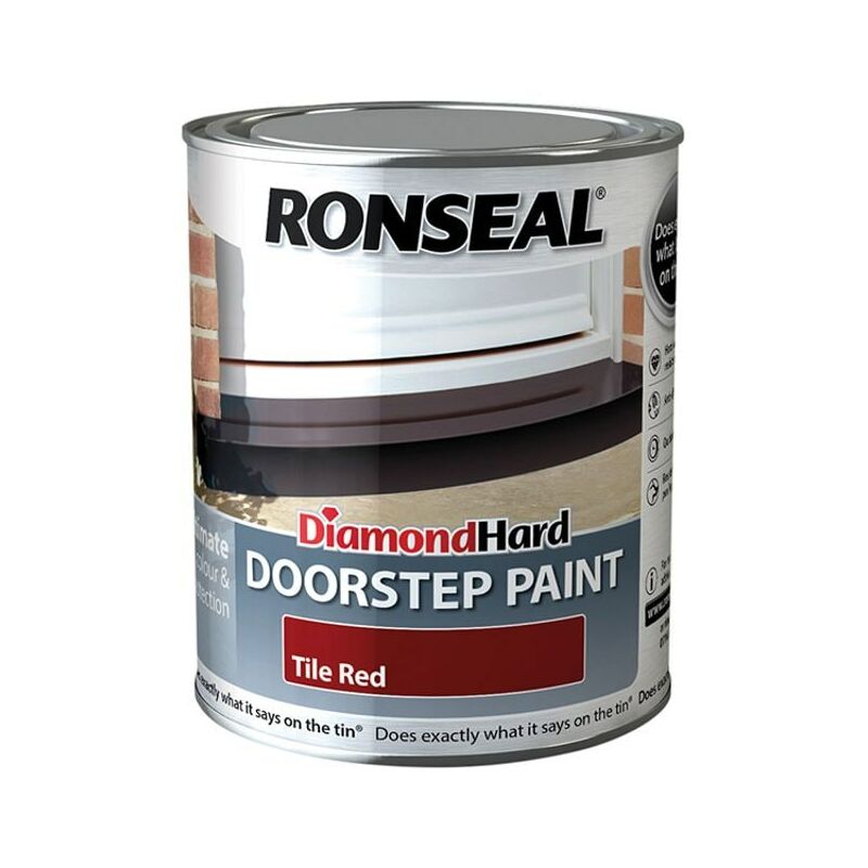 TBC - Diamond Hard Doorstep Paint Tile Red 750ml RSLDHDSPR750