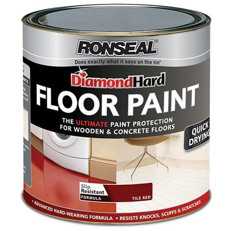 Diamond Hard Floor Paint White 2.5 Litre