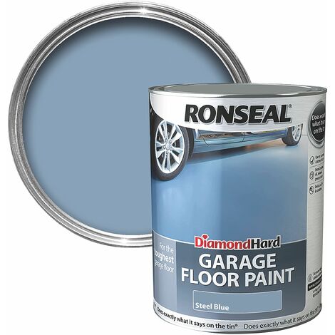 Diamond Hard Garage Floor Paint Steel Blue 2 5 Litre Rsldhgfpb25l