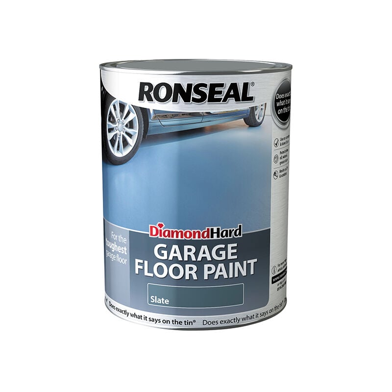 Ronseal - 35763 Diamond Hard Garage Floor Paint Slate 5 litre RSLDHGFPSL5L