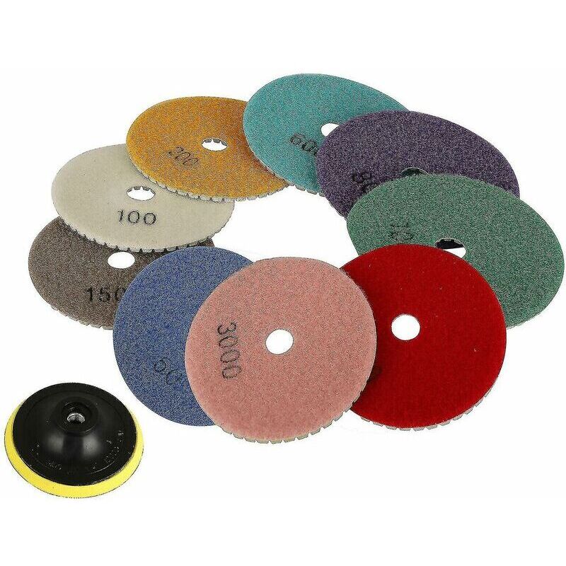SNQ - Diamond Polishing Pads Wet Dry Granite Marble Concrete Stone