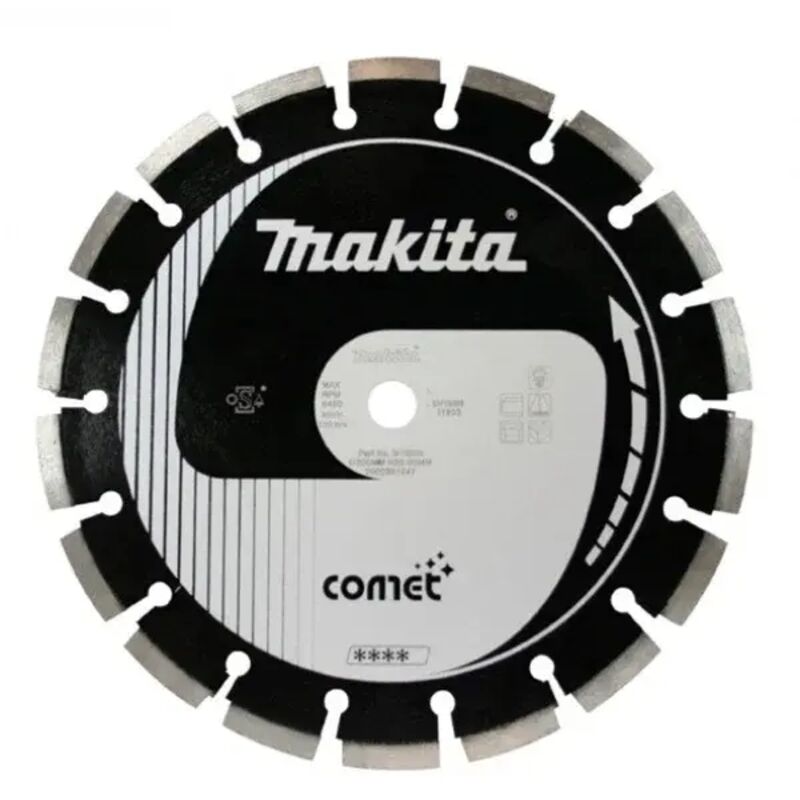 Makita - Comet Disco diamantato a settori per asfalto - 300x20 mm