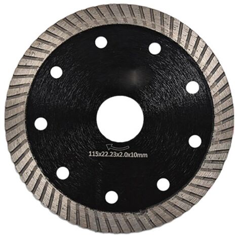 Diamond Turbo Thin Disc, 115mm/22.23mm, Black