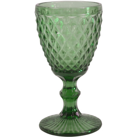 Diamond Vert - 6 verres à pied 20 cl