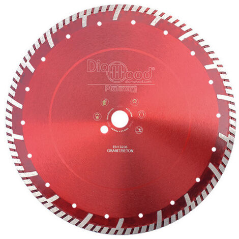 Diamwood – Disque diamant Pro ULTRA SONIC 350mm – Alésage 25,4mm – Épaisseur 3mm – Technologie HPT pour béton armé et tuile – Durabilité optimale