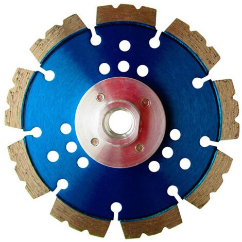 Diamwood – Disque diamant turbo 125 mm – M14 – Ht. 10 mm – Épaisseur 2,3 mm – Coupe à sec ou à eau – Pour béton armé et granite
