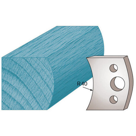 Diamwood Jeu de 2 Fers Profilés Ht. 40 x 4 mm Main Courante M08 - Acier SP - Compatibilité 24 mm - Utilisation Professionnelle - Haute Qualité - Conception Suisse