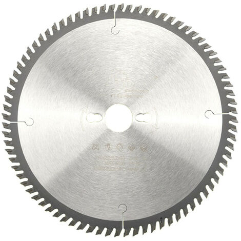 Diamwood – Lame de scie circulaire carbure 250 mm 80 dents – Alésage 30 mm – Pour bois tendre et exotique – Coupe précise et nette