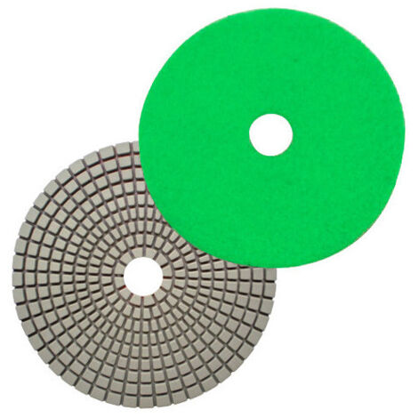 Diamwood – Pad de polissage diamanté Ø125 mm – Grain 800 auto-agrippant – Pour béton et pierres dures – Utilisation à sec – Haute qualité