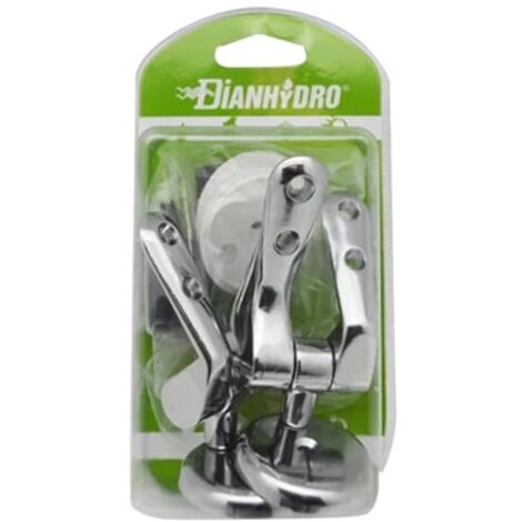 Dian CERNIERE IN ACCIAIO MODELLO AD ESPANSIONE PER SEDILI IN LEGNO BLISTER - Cromate