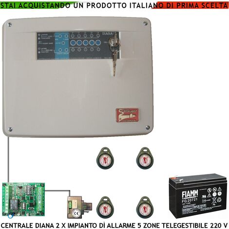 Allarme a Batteria per Porta e Finestra Maurer (Batterie Incluse)