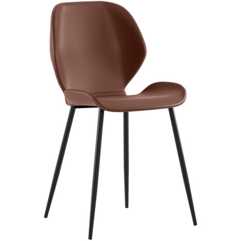 Diana Chaise rouge soft touch 4 pcs