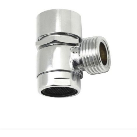 DianHydro adattatore aeratore in ottone M24/F22 per commutazione manuale tra rubinetto e doccetta per tutti i miscelatori di rubinetto e lavandino