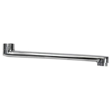 Dianhydro canna per lavello a muro lunghezza 40 cm cromata ricambi per rubinetteria bagno cucina Cromato 40 Cm