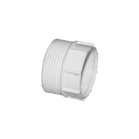 Dianhydro – Réduction PVC pour siphons inox – Adaptateur pour siphons en porcelaine – Dimensions M 1'1/2 x F 1'1/4 – Connexion fiable