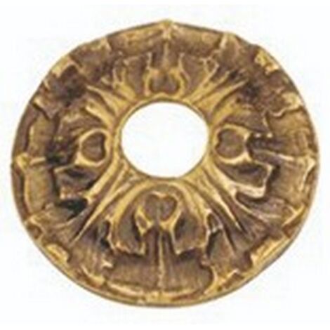 DianHydro rosone di ricambio per rubinetti artistici modello nuvola   esterno 77 mm giallo rubinetteria antichizzata