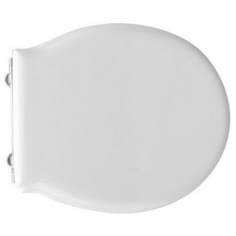 DianHydro sedile wc per vaso Esedra Poing bianco in legno ricambio copriwater
