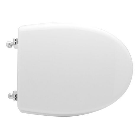 DianHydro sedile wc per vaso Hidra Loft bianco in legno ricambio copriwater