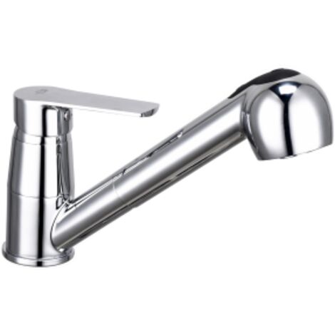 DianHydro serie Margot miscelatore monocomando per lavello con doccetta estraibile in ottone cromato rubinetto per lavandino