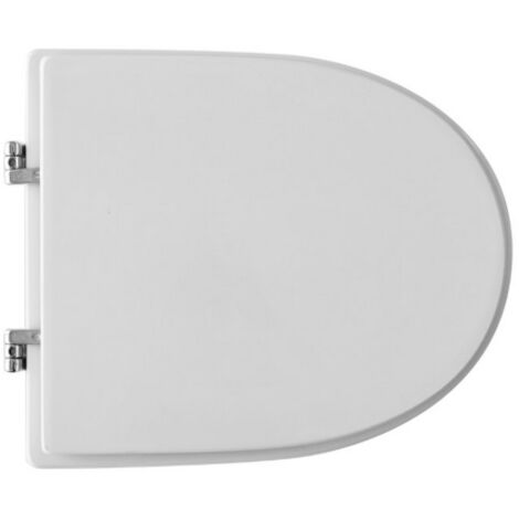 DianHydro sie'ge de toilette pour remplacement de sie'ge de toilette en bois blanc Hatria Spea Lara