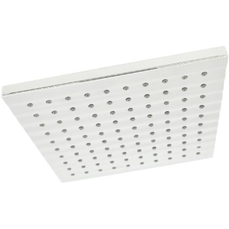 DianHydro soffione doccia quadrato 12601 20 x 20 cm monogetto in Abs cromato con sistema anticalcare