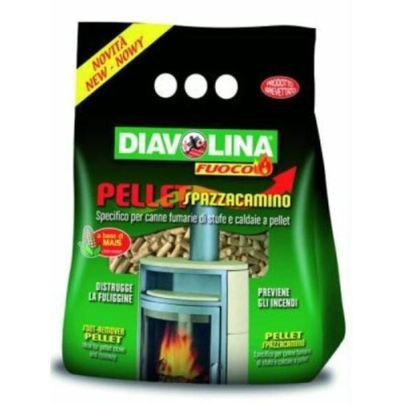 Pellet Spazzacamino Kg.1,5 Diavolina