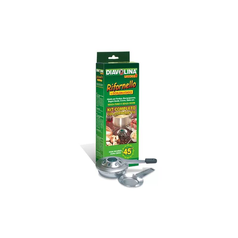 Diavolina 15360 Fornelletti Rifornello Scaldavivande 3 Ricaricariche