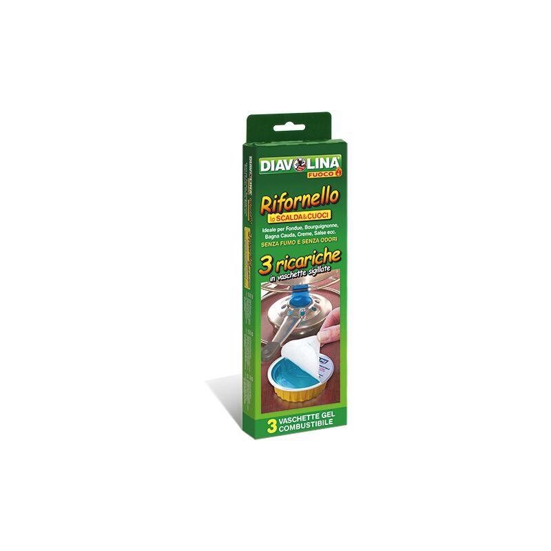 Diavolina 15365 Ricariche Rifornello Gel 3pz