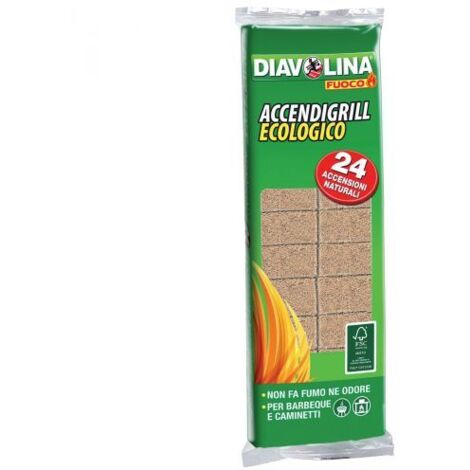 DIAVOLINA ACCENDIFUOCO ECOL.24 CUBETTI 15330 FACCO GIUSEPPE & C. PZ 24