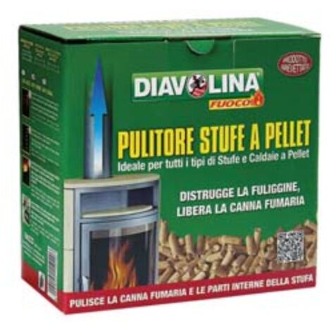 Diavolina pellet spazzacamino - kg.1,5 10 pezzi Diavolina