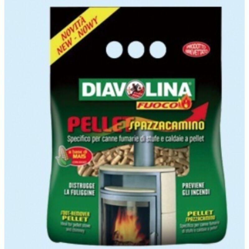 Diavolina Pulitore Stufe A Pellet Distrugge La Fuliggine