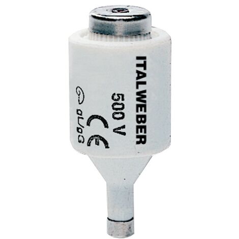 Diazed Italweber DII fusible paso E27 curva rápida 6A 500V 1221006