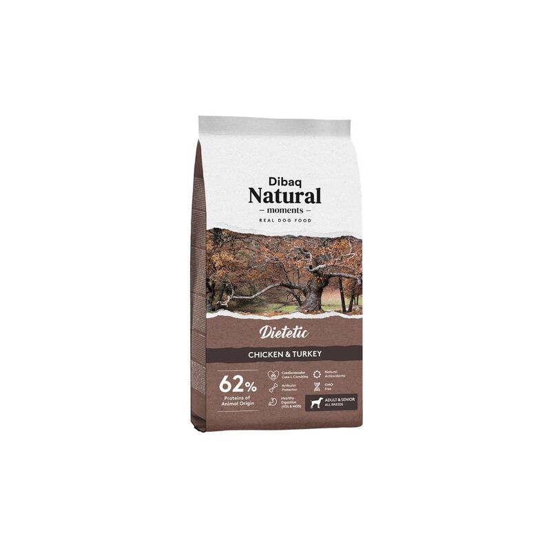 

Natural Moments DIETETIC pienso perro alto en proteina 3 Kg - Dibaq