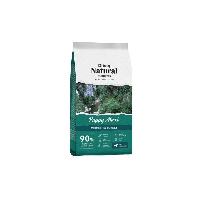 

Natural Moments PUPPY MAXI pienso perro alto en proteina 3 Kg - Dibaq