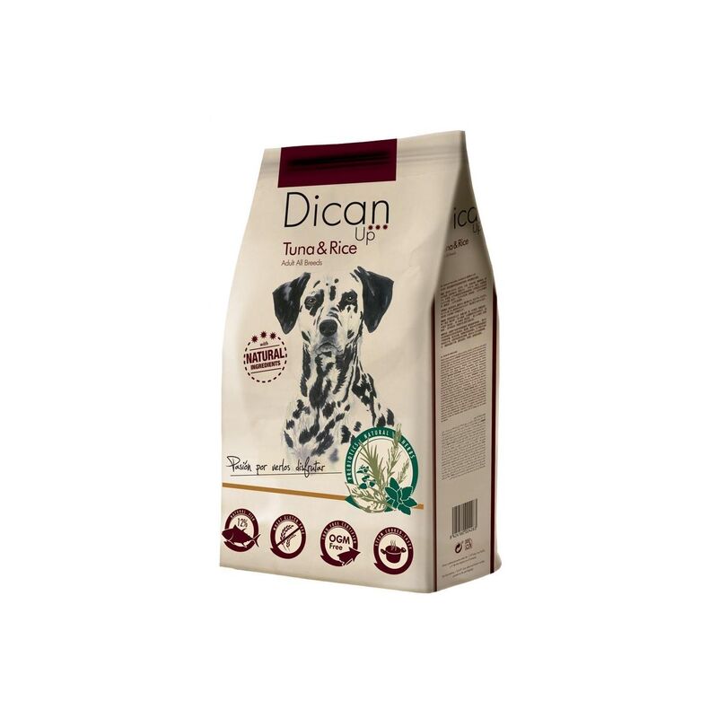 

Dican Up TUNA & RICE pienso premium perros 3 Kg