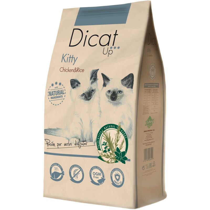 

Dicat Up KITTY CHICKEN&RICE pienso premium gatos 1,5Kg