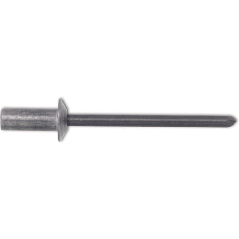 Dichtnieten Flachrundkopf 4x11 Nieten wasserdicht & luftdicht, Aluminium mit Edelstahldorn