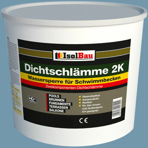 Dichtschlämme 2K Schwimmbäder Streifenfundament Gartenteiche